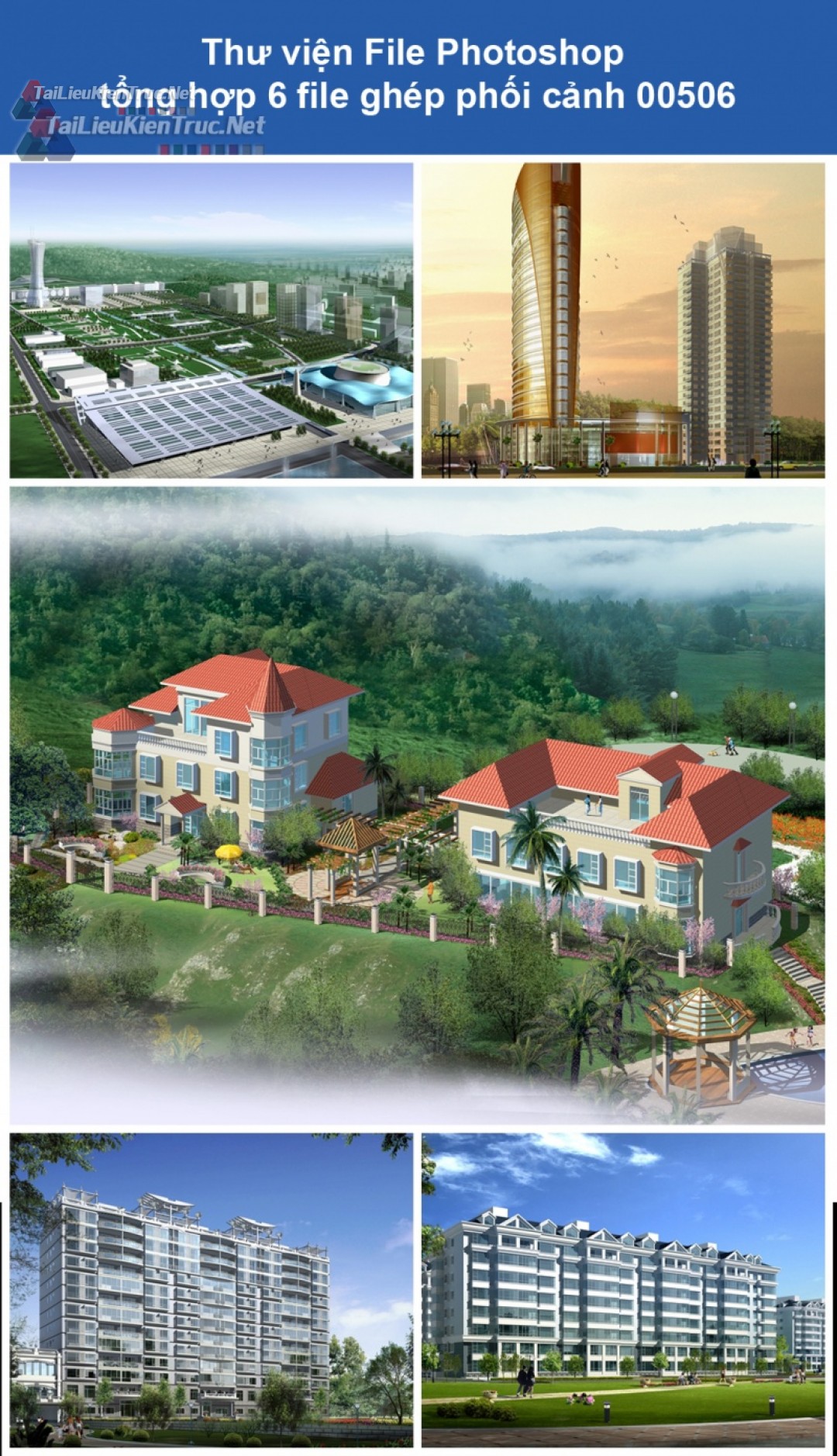 Thư viện File Photoshop tổng hợp 6 file ghép phối cảnh 00506