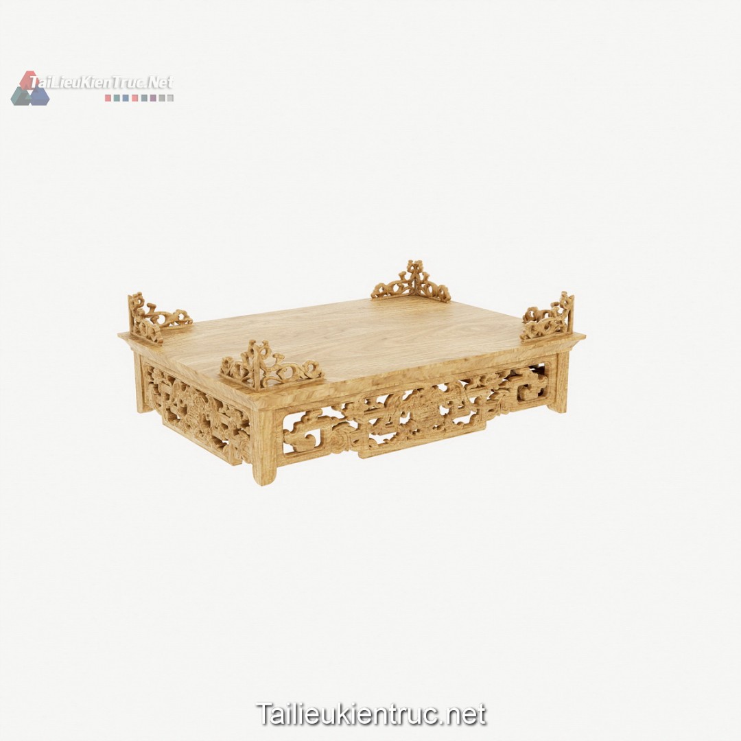 Thư viện bàn thờ sketchup miễn phí 010