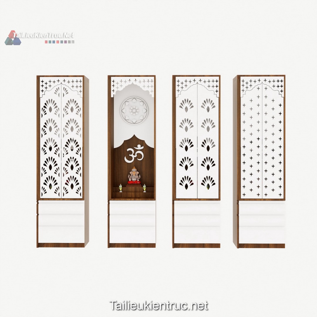 Thư viện bàn thờ sketchup miễn phí 013