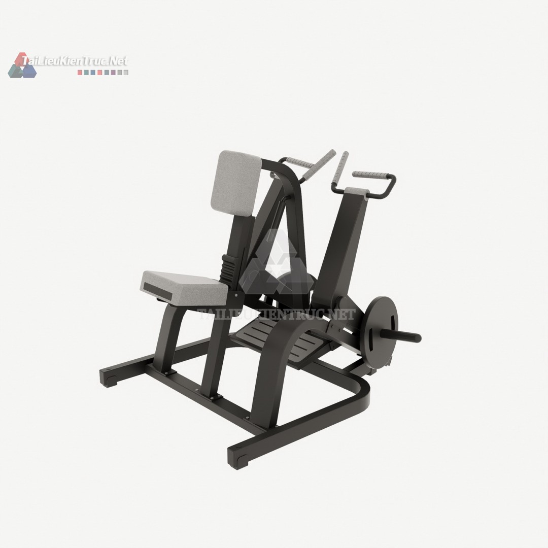 003 Máy Tập Lưng Chèo (Seated Row Machine) - Tải Xuống Miễn Phí