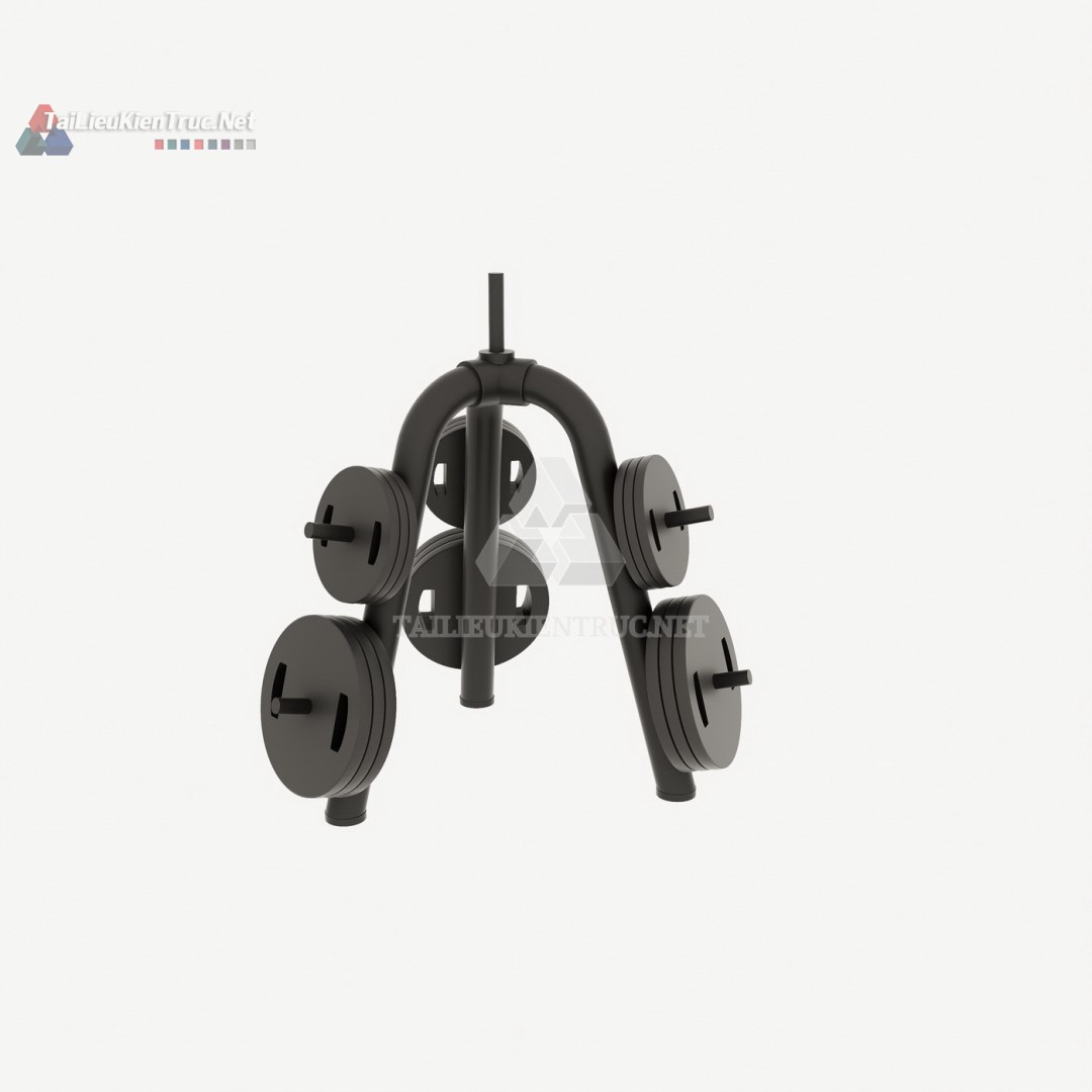007 Giá Để Tạ Đĩa (Weight Plate Rack) - Tải Xuống Miễn Phí