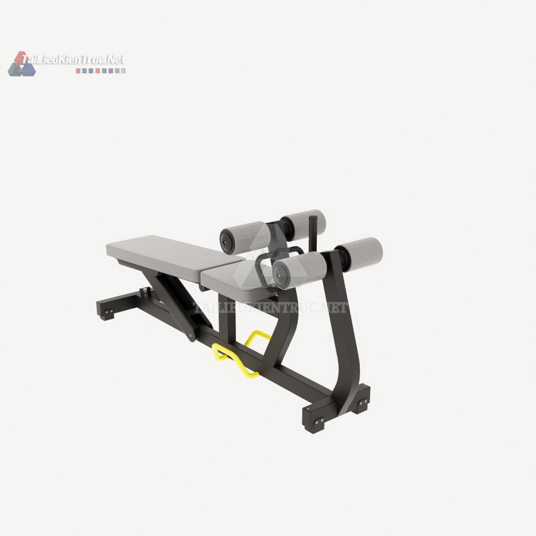 009 Ghế Tập Bụng Dốc (Decline Sit-Up Bench) - Tải Xuống Miễn Phí