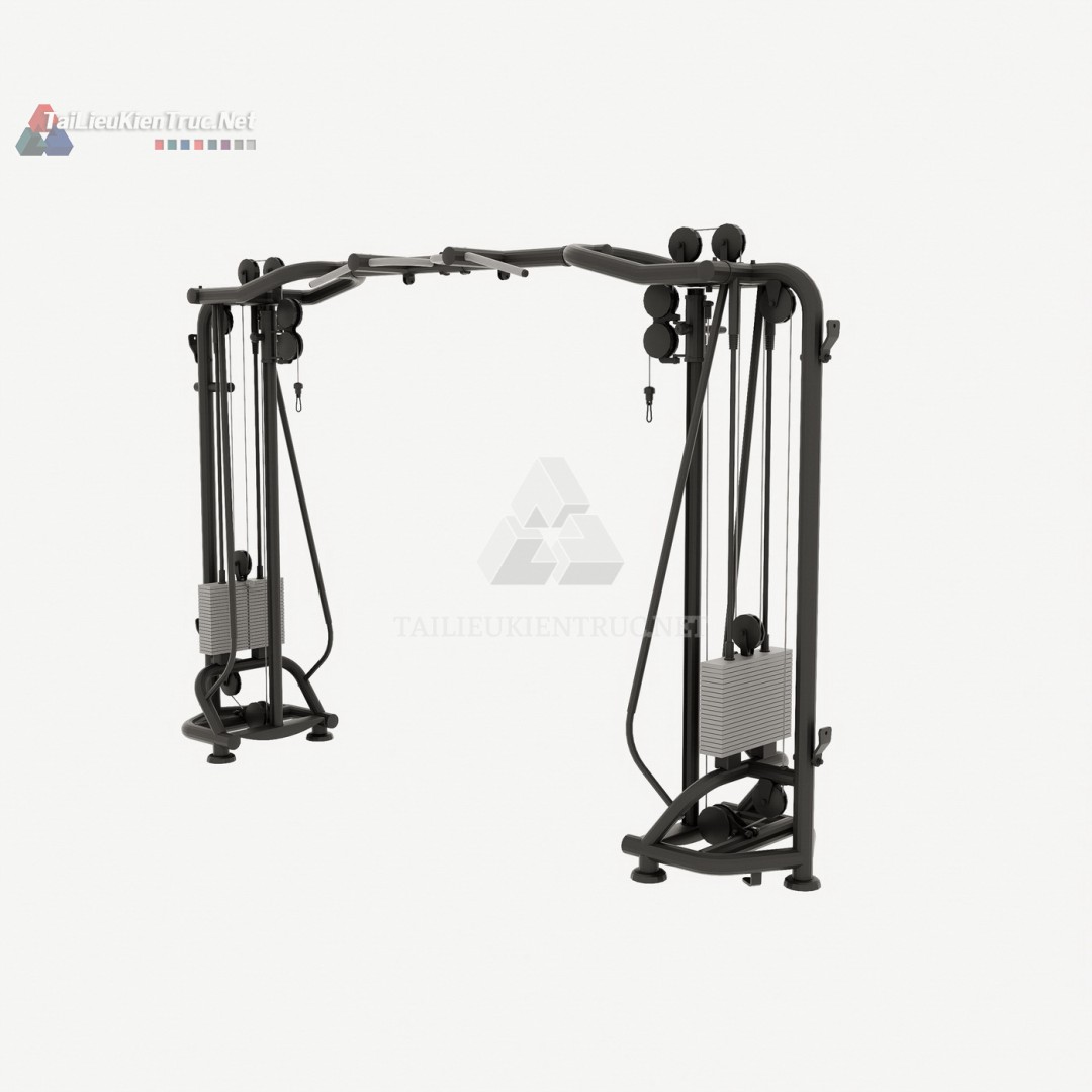 010 Máy Tập Kéo Cáp Đa Năng (Cable Crossover Machine) - Tải Xuống Miễn Phí