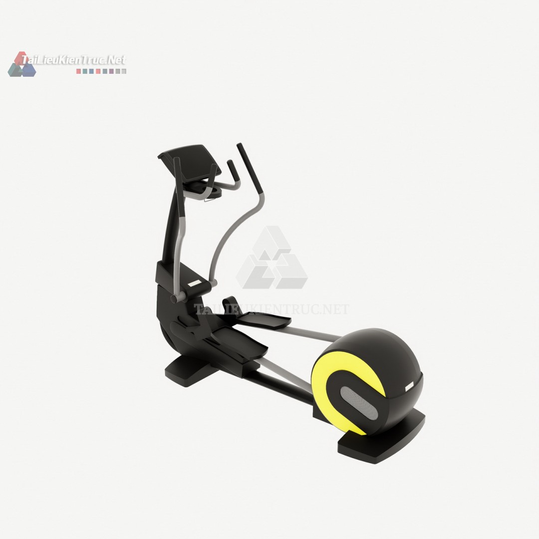 018 Mô Hình SketchUp Máy Tập Elliptical (Toàn Thân)