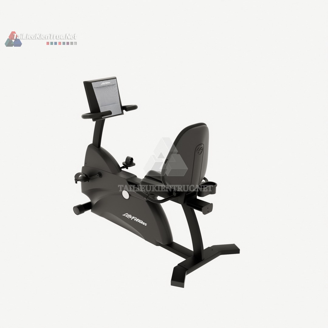 019 Mô Hình SketchUp Máy Đạp Xe Nằm Ngang (Recumbent Bike)