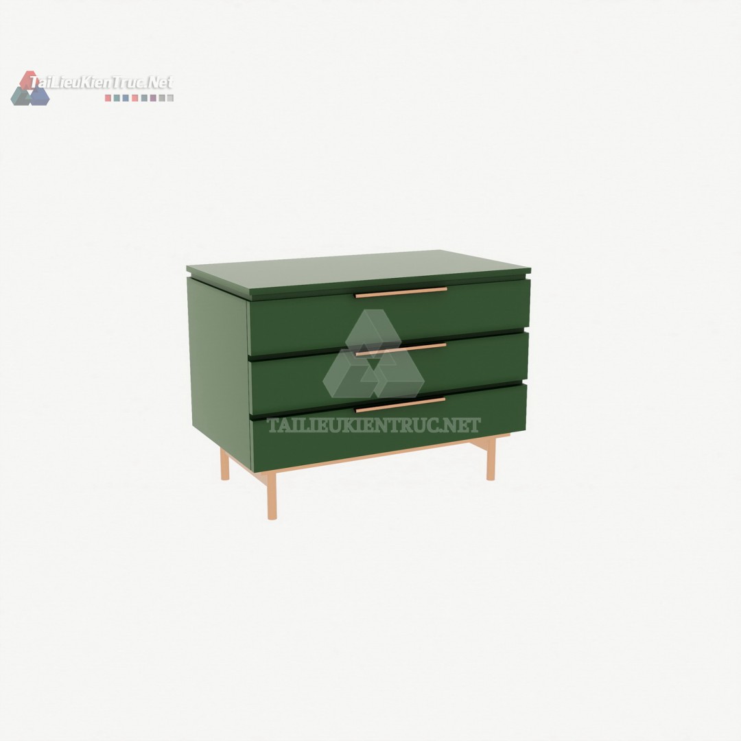 001 Tải Miễn Phí Mẫu Tab Đầu Giường 3D SketchUp Hiện Đại