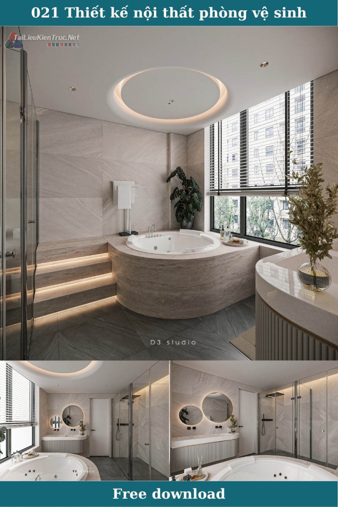021 Tải Miễn Phí File 3ds Max Mẫu Thiết Kế Phòng Tắm Hiện Đại Đẳng Cấp