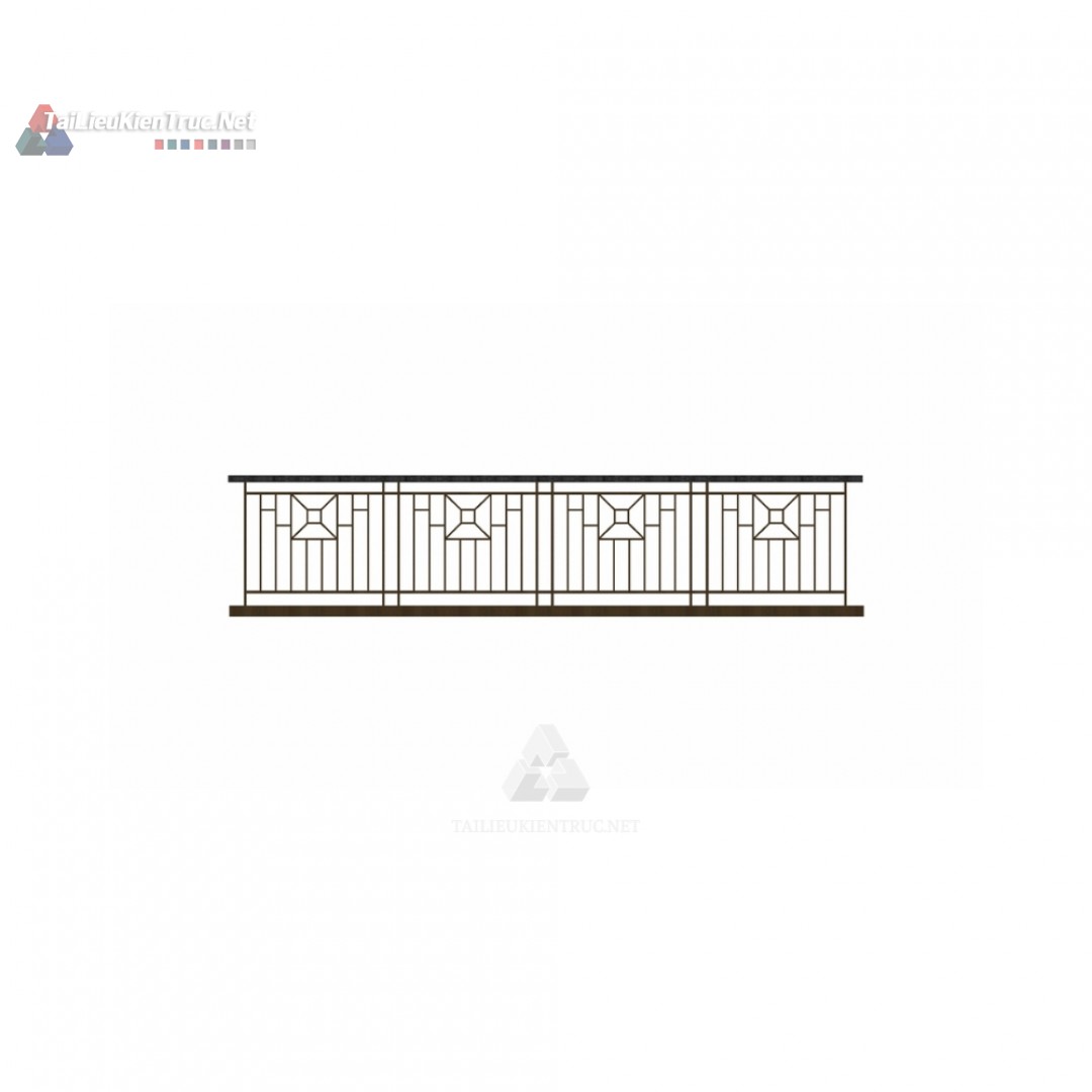 018 Lan can sắt mỹ thuật sketchup tải miễn phí