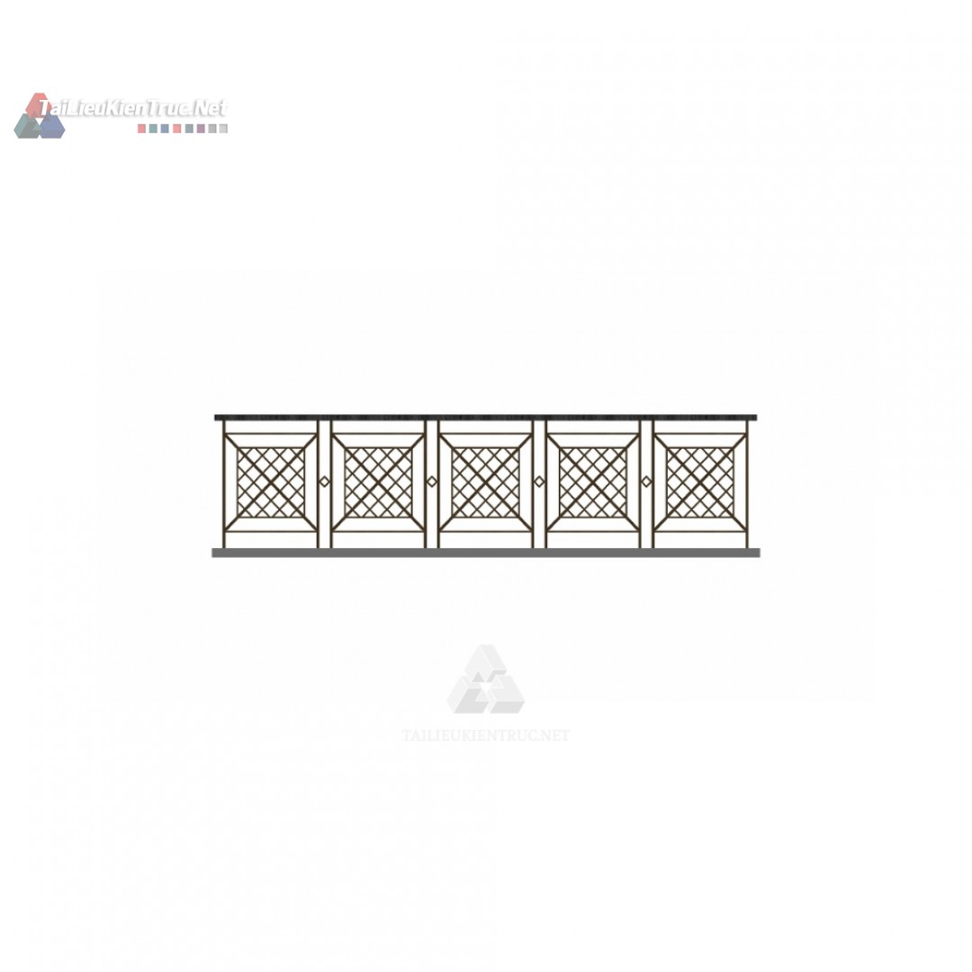 019 Lan can sắt mỹ thuật sketchup tải miễn phí