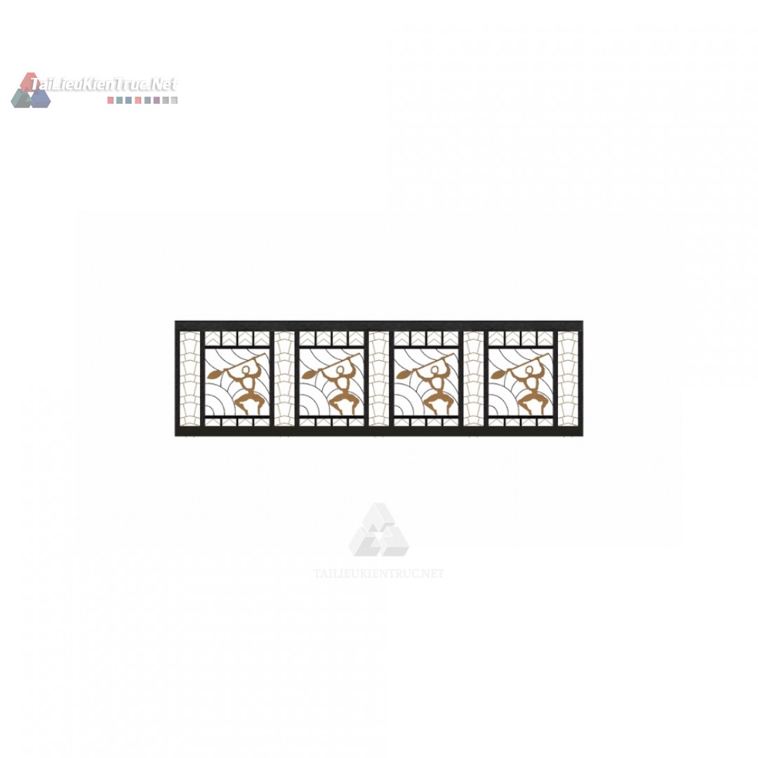 020 Lan can sắt mỹ thuật sketchup tải miễn phí
