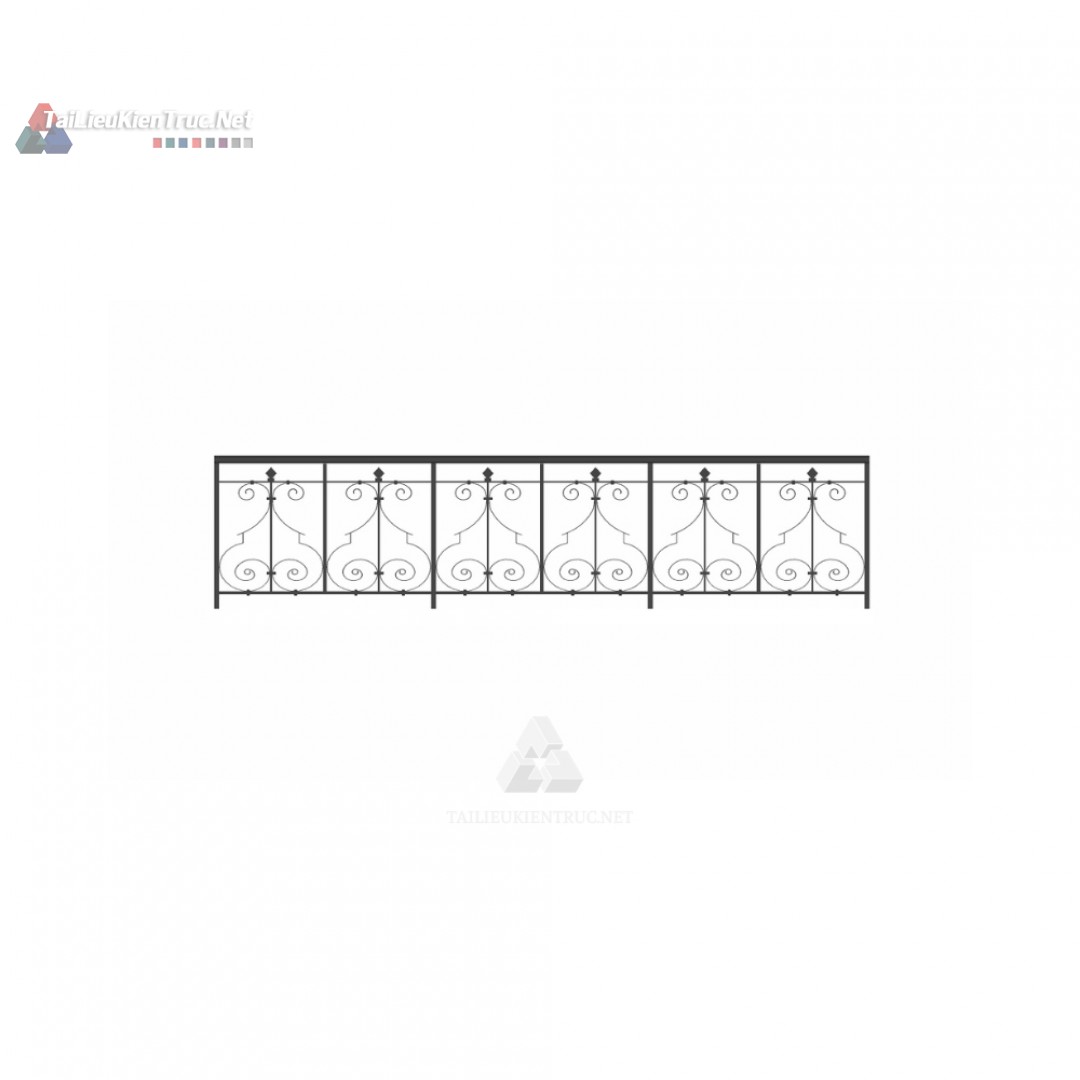 025 Lan can sắt mỹ thuật sketchup tải miễn phí