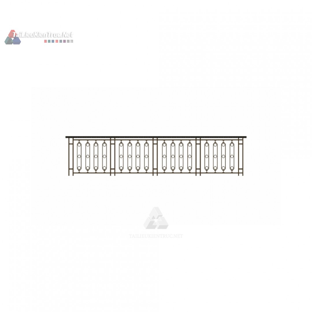 029 Lan can sắt mỹ thuật sketchup tải miễn phí