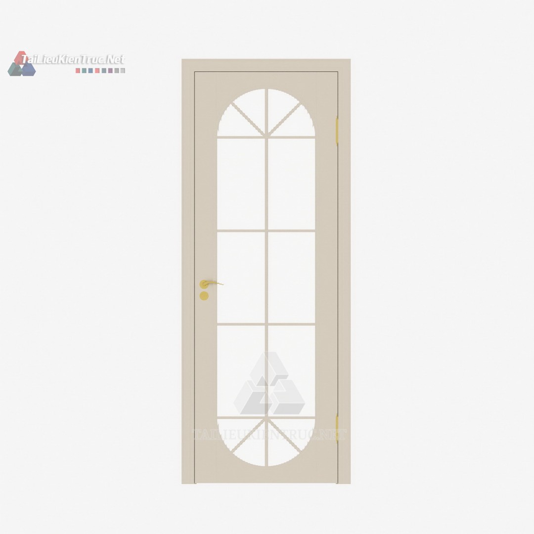 062 Tải Miễn Phí Thư Viện Cửa Gỗ Kính Vòm SketchUp – Mẫu Thiết Kế Sang Trọng, Đầy Ánh Sáng