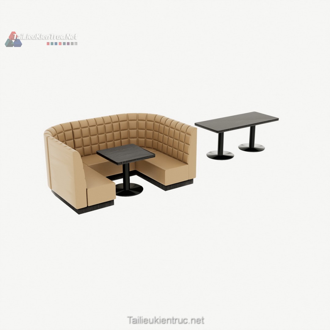 263 Mô Hình SketchUp Bộ Sofa và Bàn Chuyên Dụng Cho Thương Mại