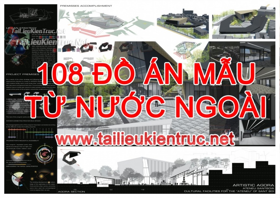 Tổng hợp gồm 108 Đồ án mẫu từ Nước Ngoài miễn phí tải về