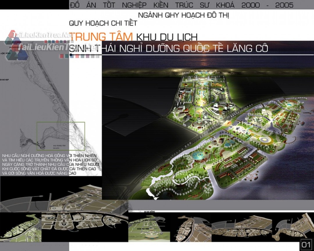 Đồ án tốt nghiệp KTS - Quy hoạch khu trung tâm du lịch sinh thái nghỉ dưỡng Lăng Cô