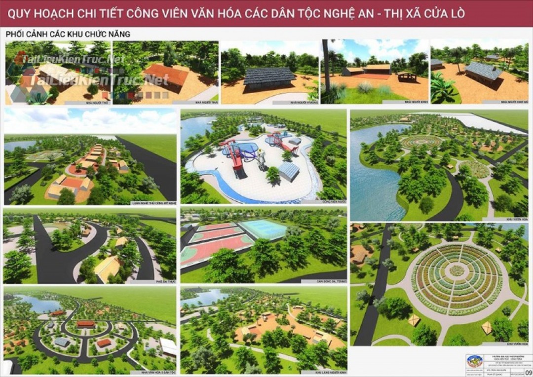 Đồ án tốt nghiệp - Quy Hoạch Công Viên Văn Hóa Dân Tộc Cửa Lò - Nghệ An