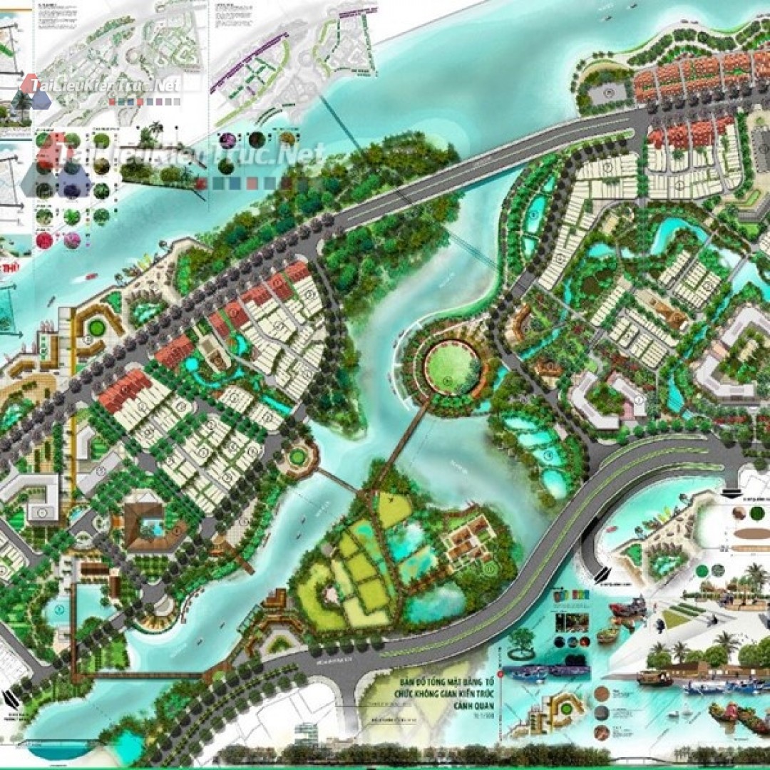 Đồ án tốt nghiệp - Quy hoạch Thiết Kế Đô Thị Khu Dân Cư Ven Rạch Bà Lớn - Quận 8 - Tp. Hồ Chí Minh