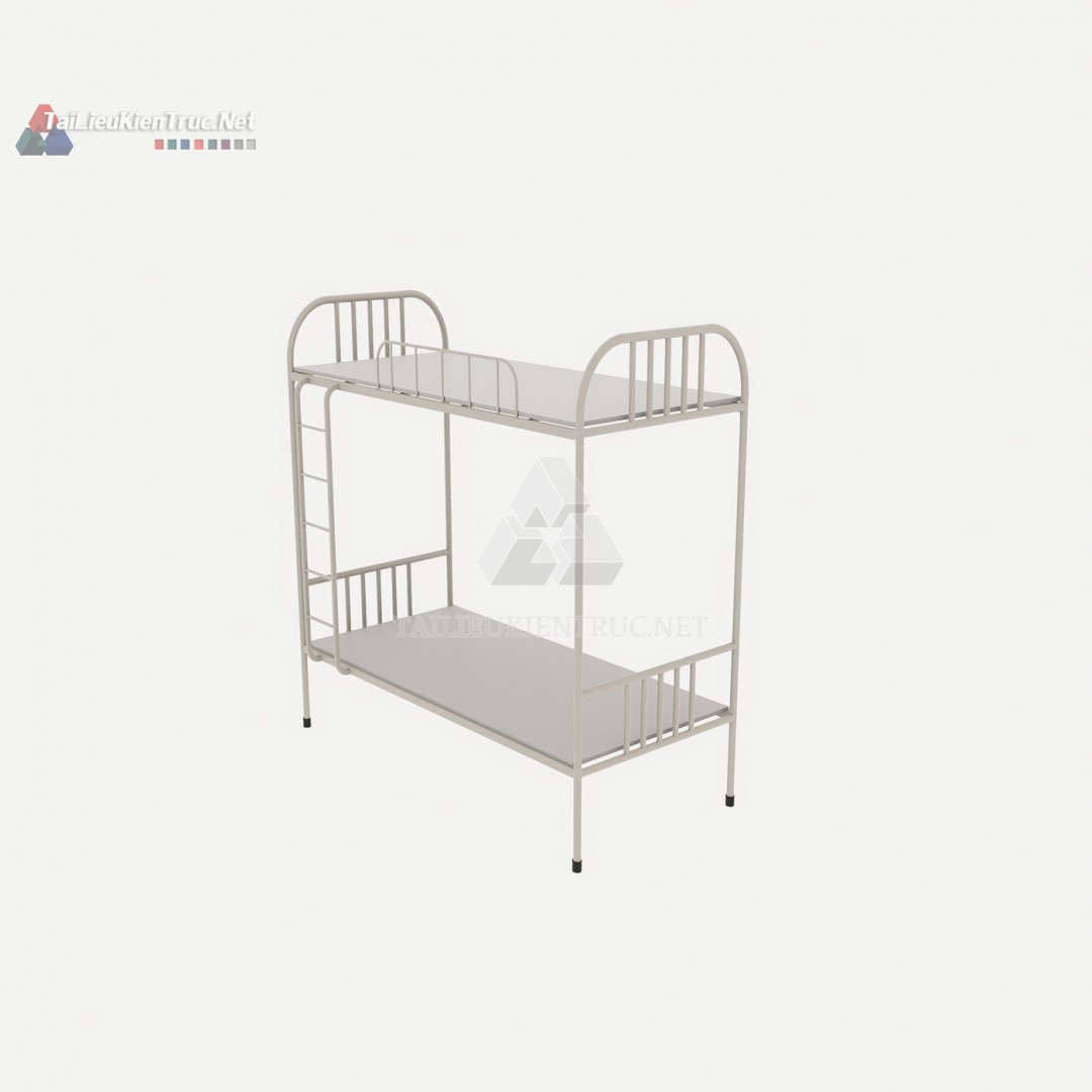 018 Giường tầng sketchup miễn phí