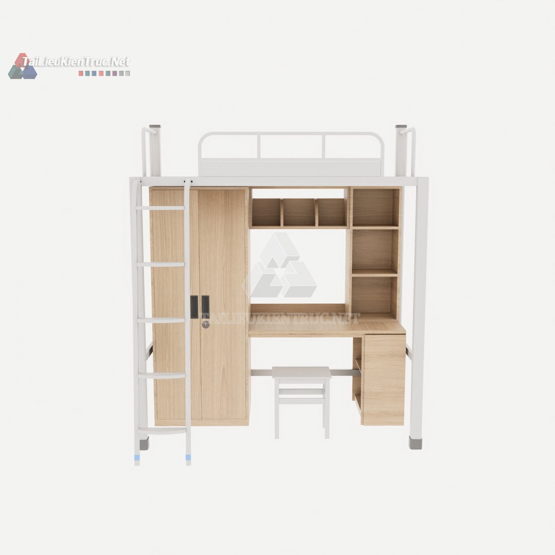 023 Giường tầng sketchup miễn phí