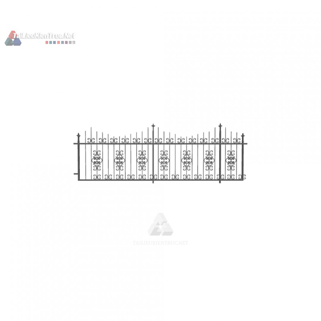 060 Thư viện lan can sketchup miễn phí