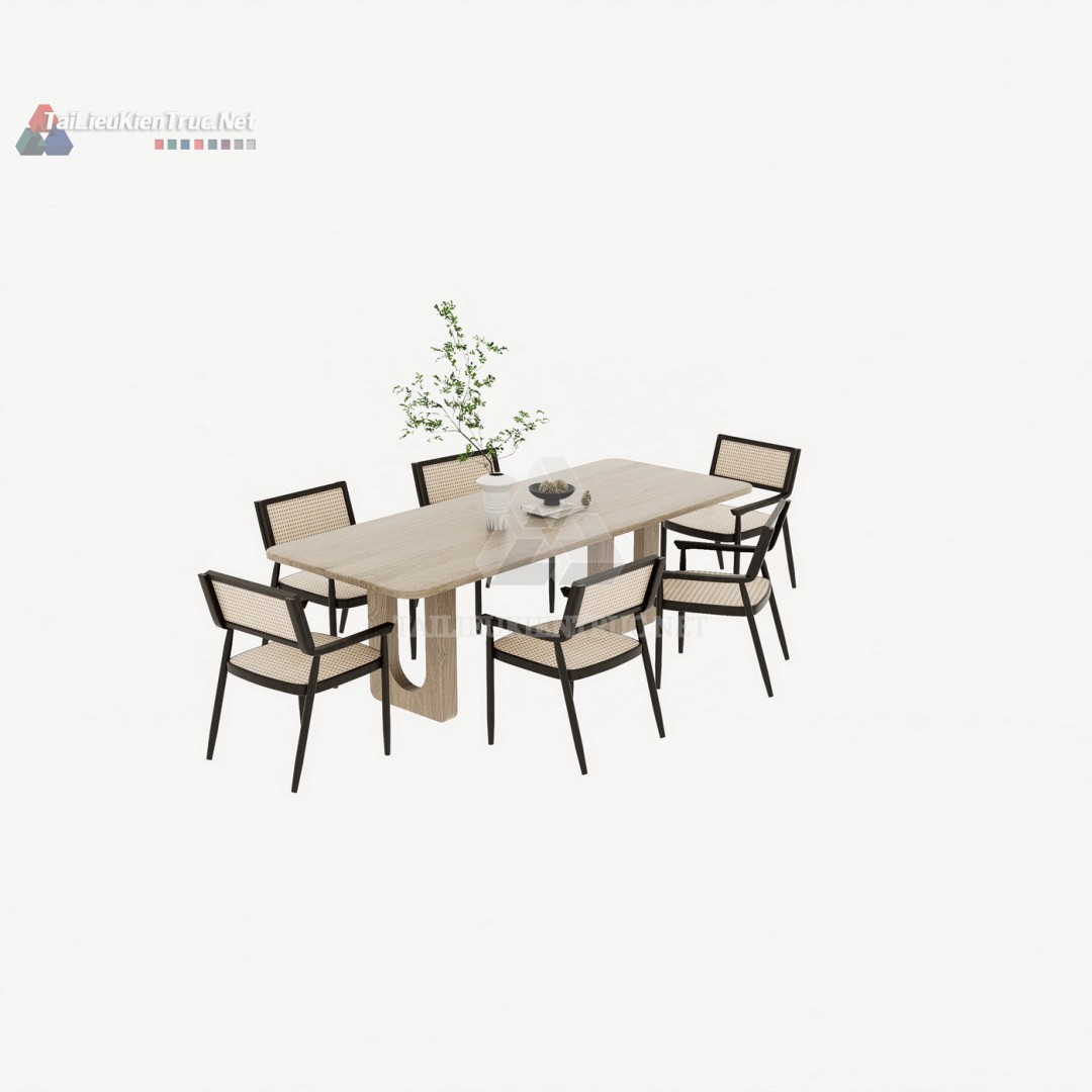 183. Bàn ăn sketchup free download