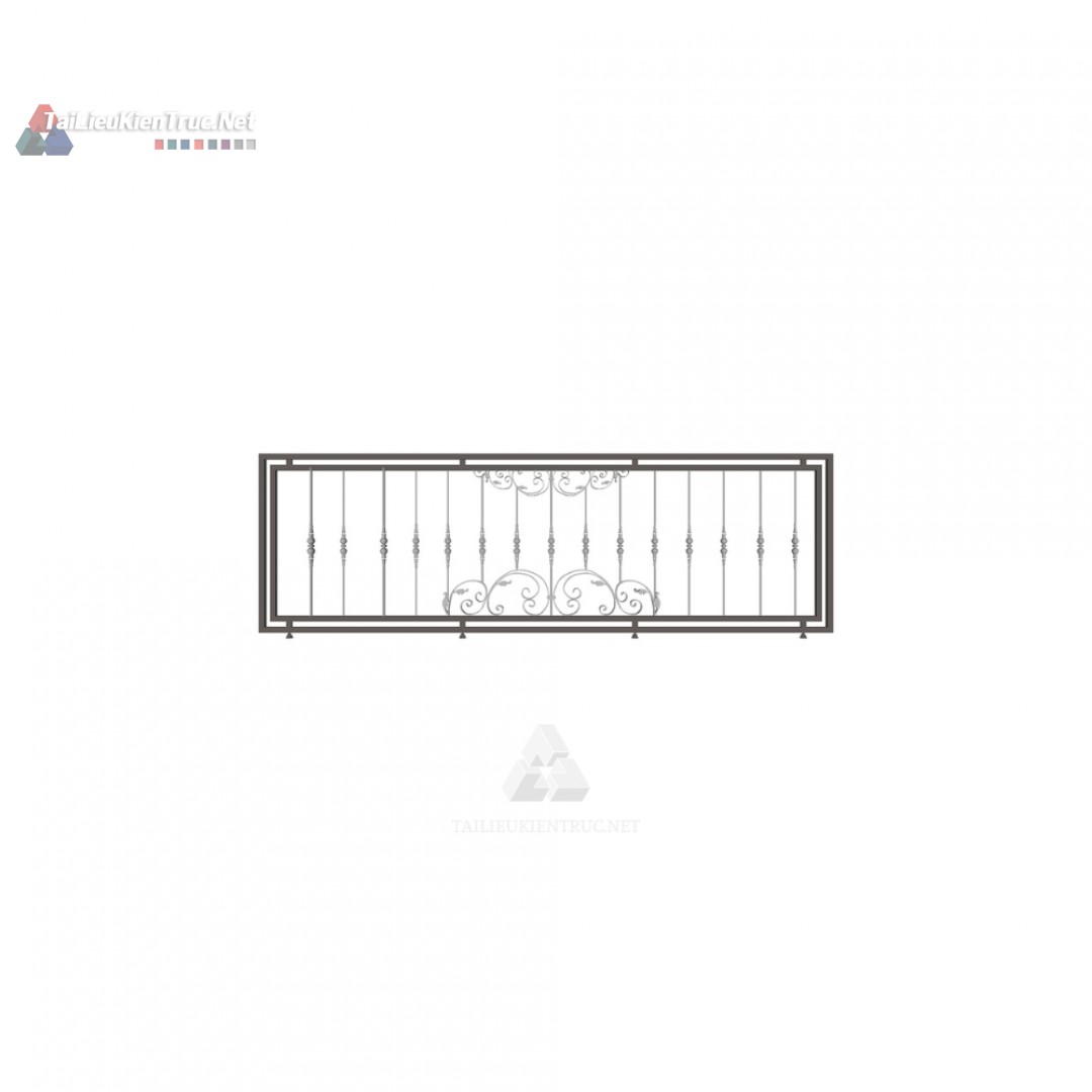 62. Model lan can sketchup tân cổ điển miễn phí