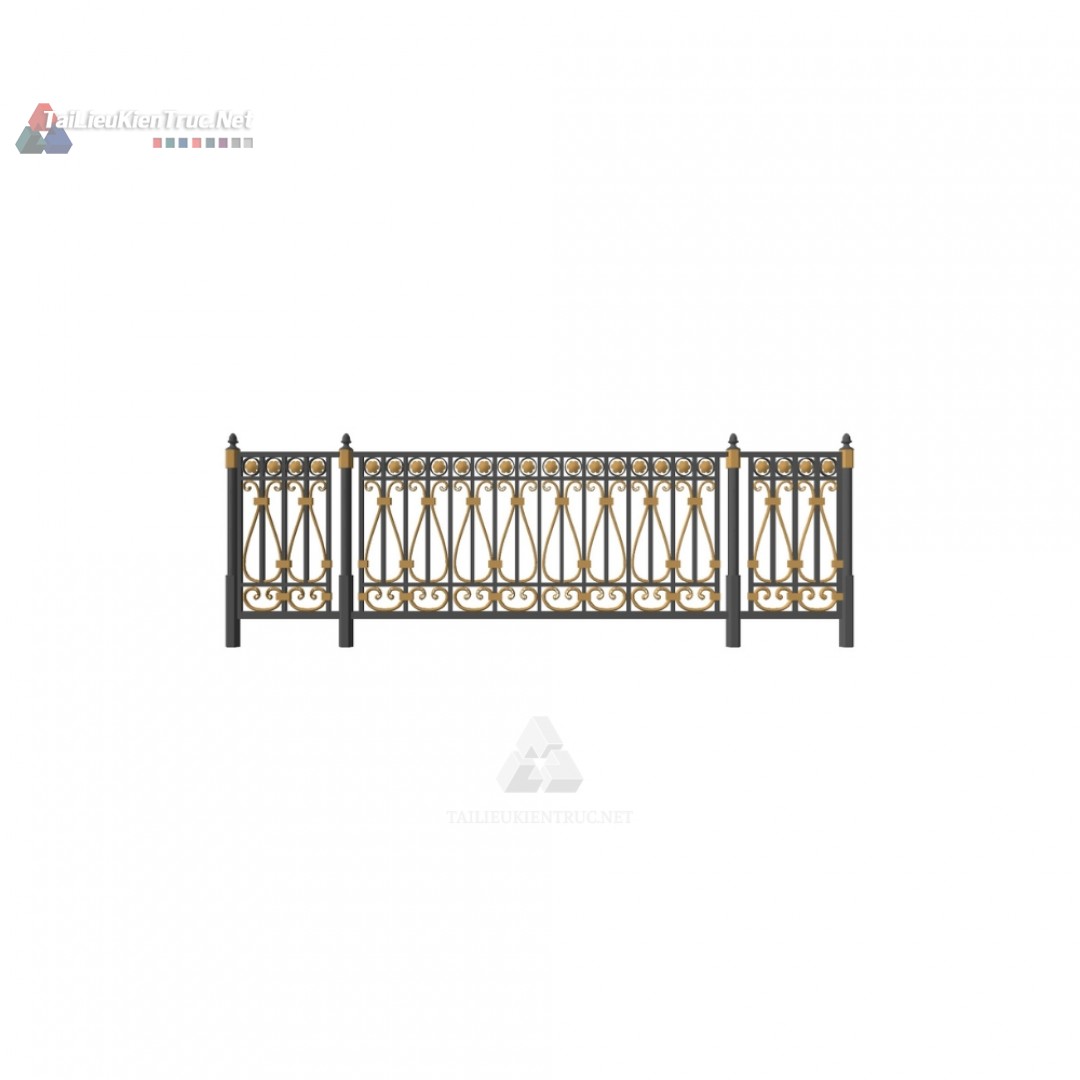 073. Model sketchup lan can tân cổ điển miễn phí