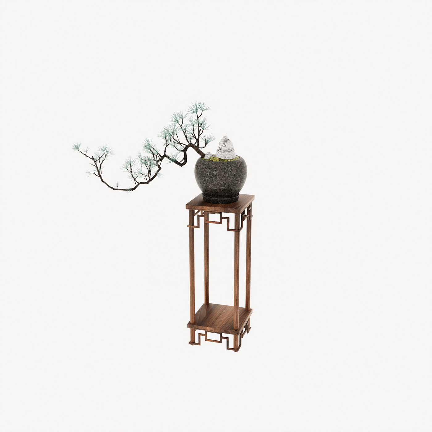 16. Chậu bonsai sketchup miễn phí