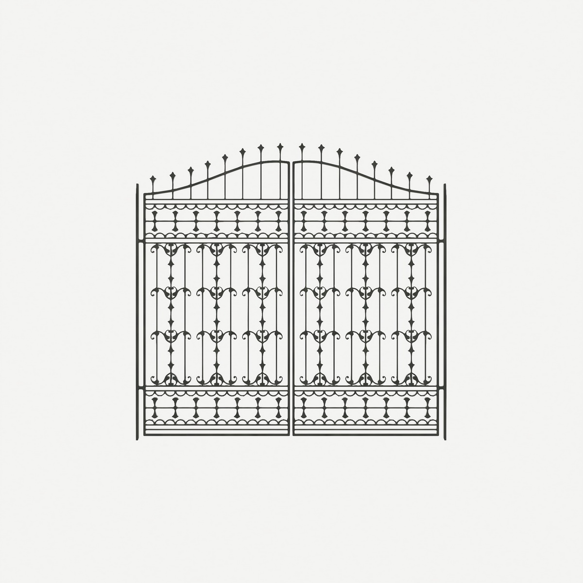080. Thư viện cổng tân cổ điển sketchup tải miễn phí