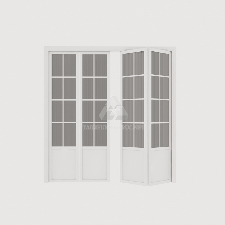 114. Model sketchup cửa đi 4 cánh miễn phí
