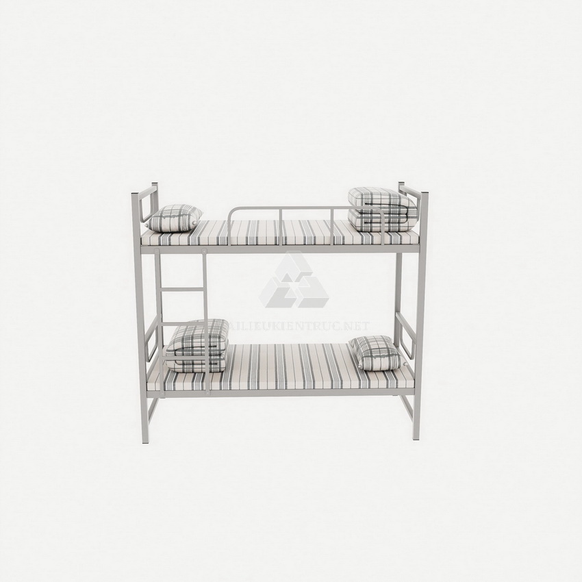 032. Thư viện sketchup giường tầng thép hộp