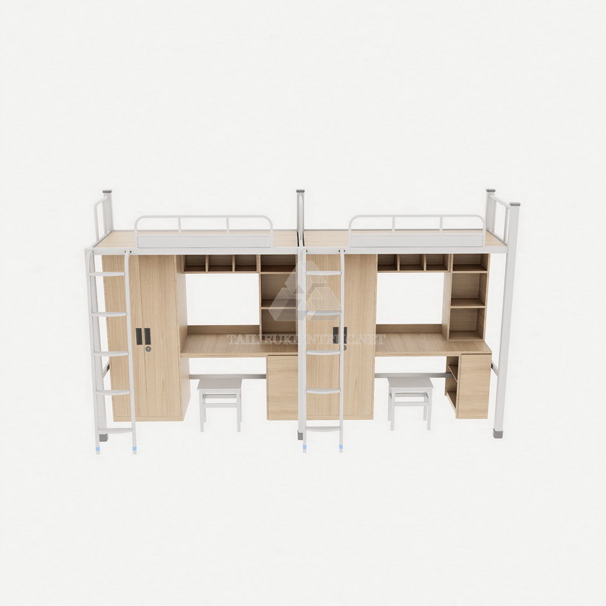 036. Thư viện sketchup giường tầng kết hợp bàn học tủ áo