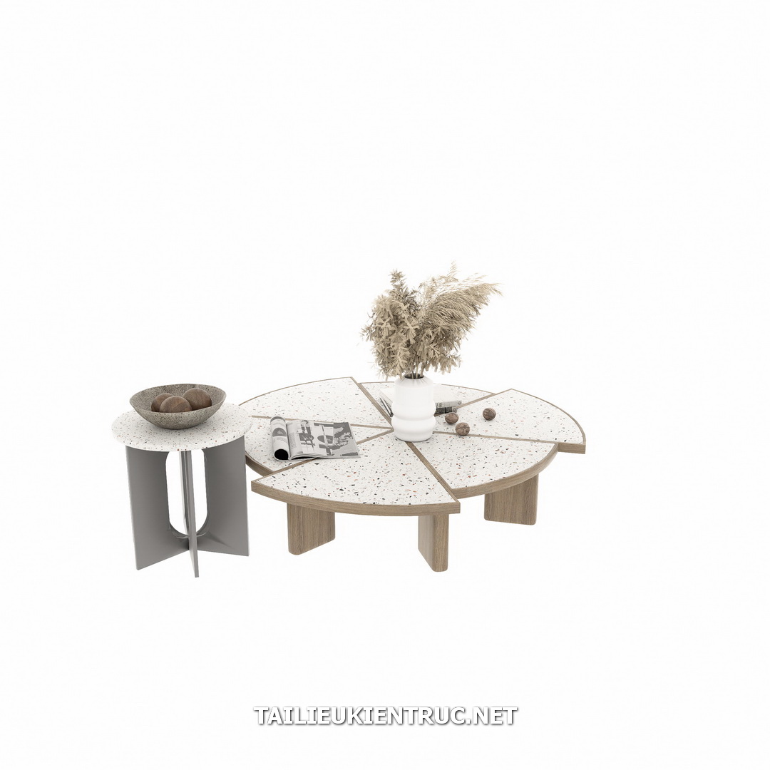 5. Tải miễn phí model sketchup bàn trà tuyệt đẹp