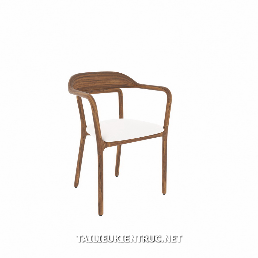 197. Thư viện ghế gỗ sketchup miễn phí