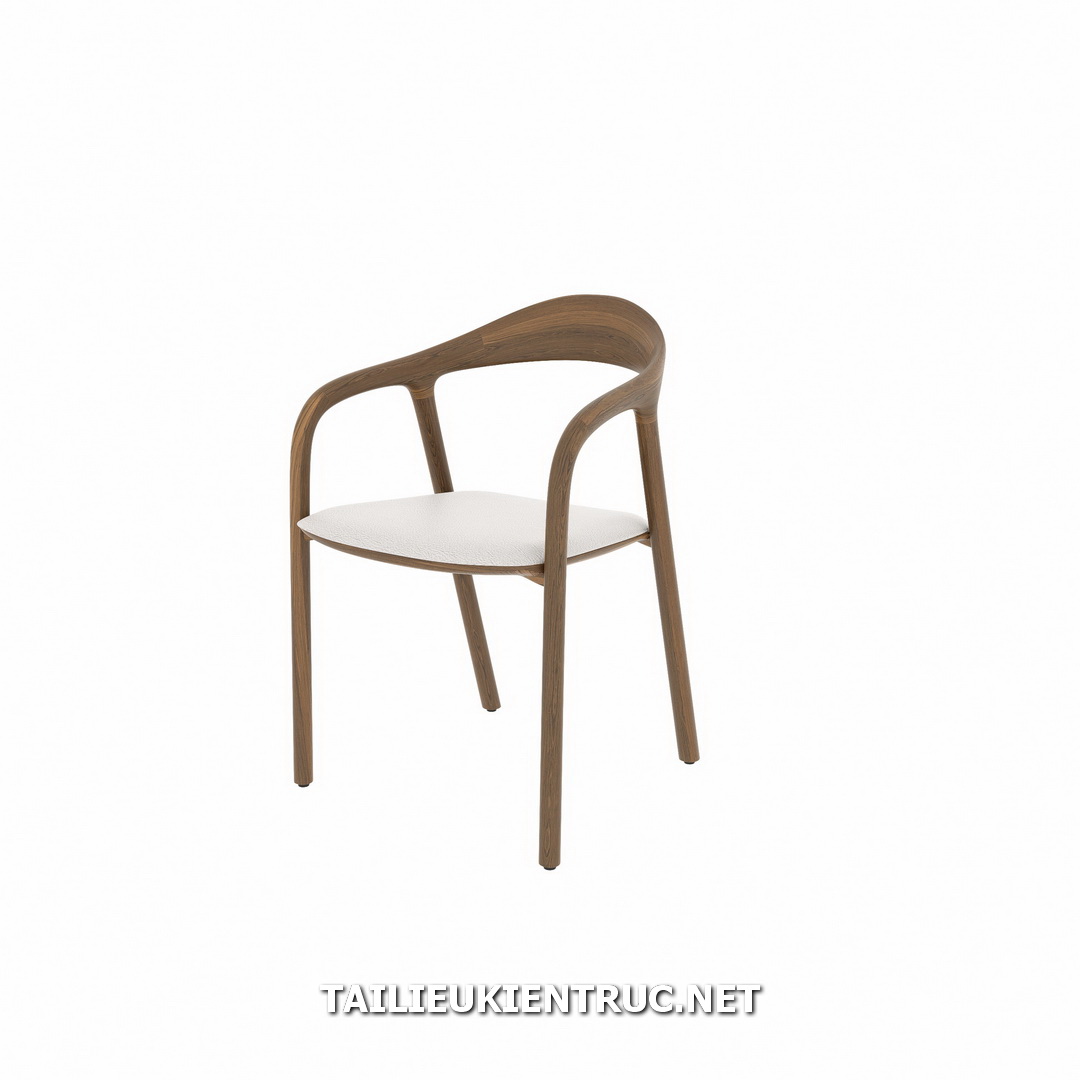 199. Tải miễn phí model sketchup ghế gỗ tự nhiên