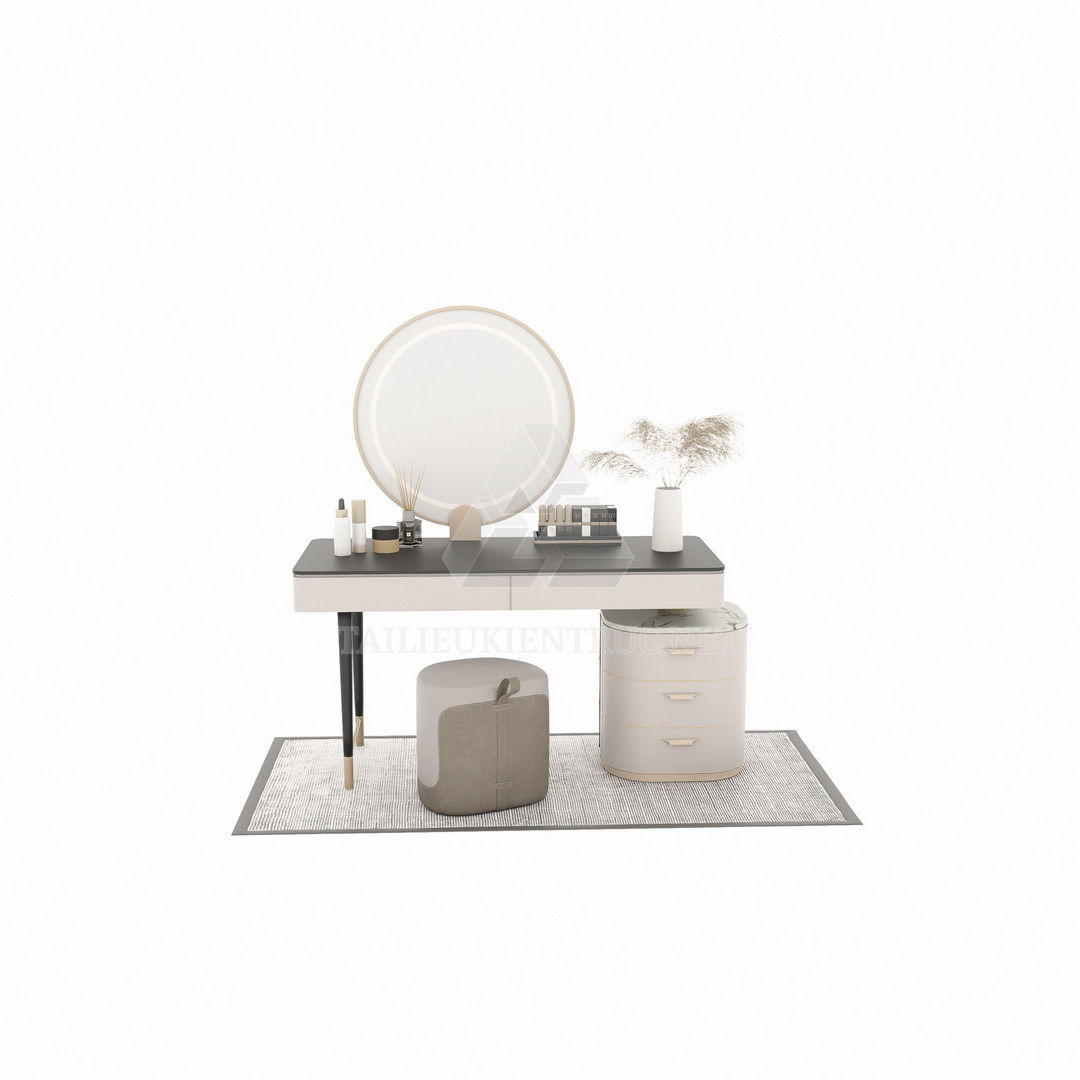 4. Tải về model bàn trang điểm miễn phí