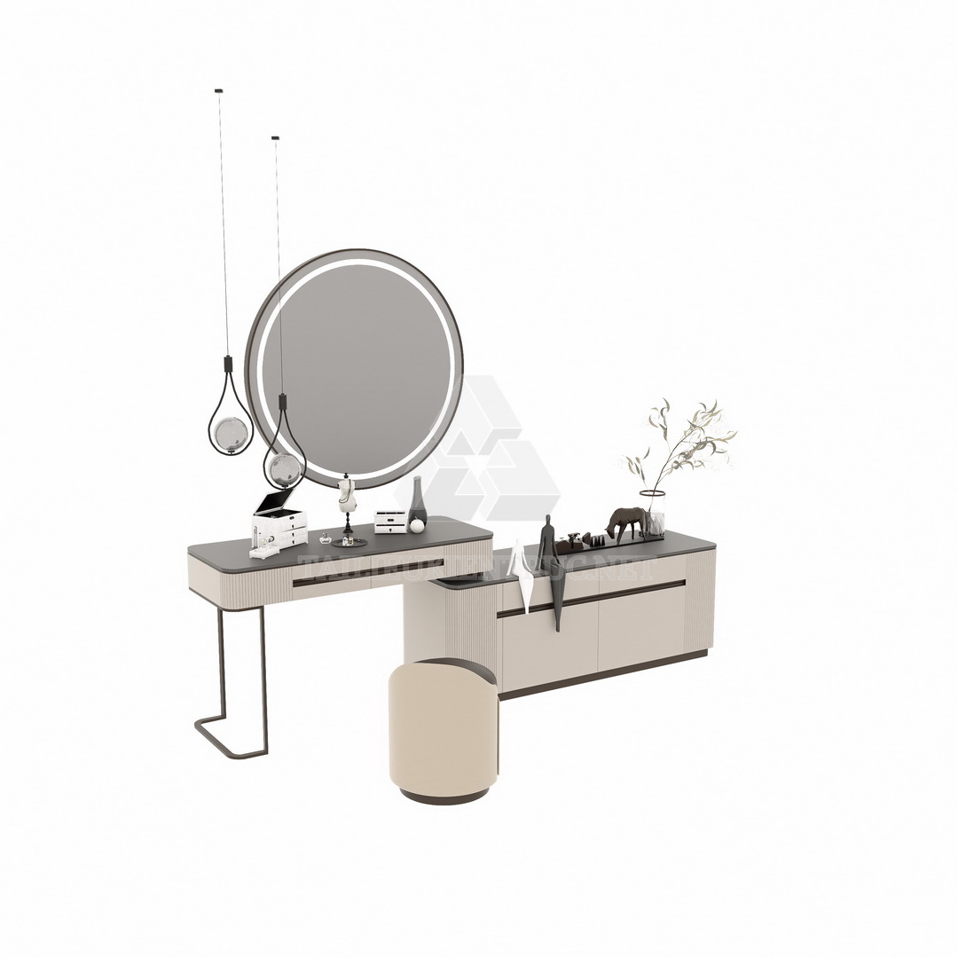 7. Bộ bàn trang điểm sketchup tải về miễn phí