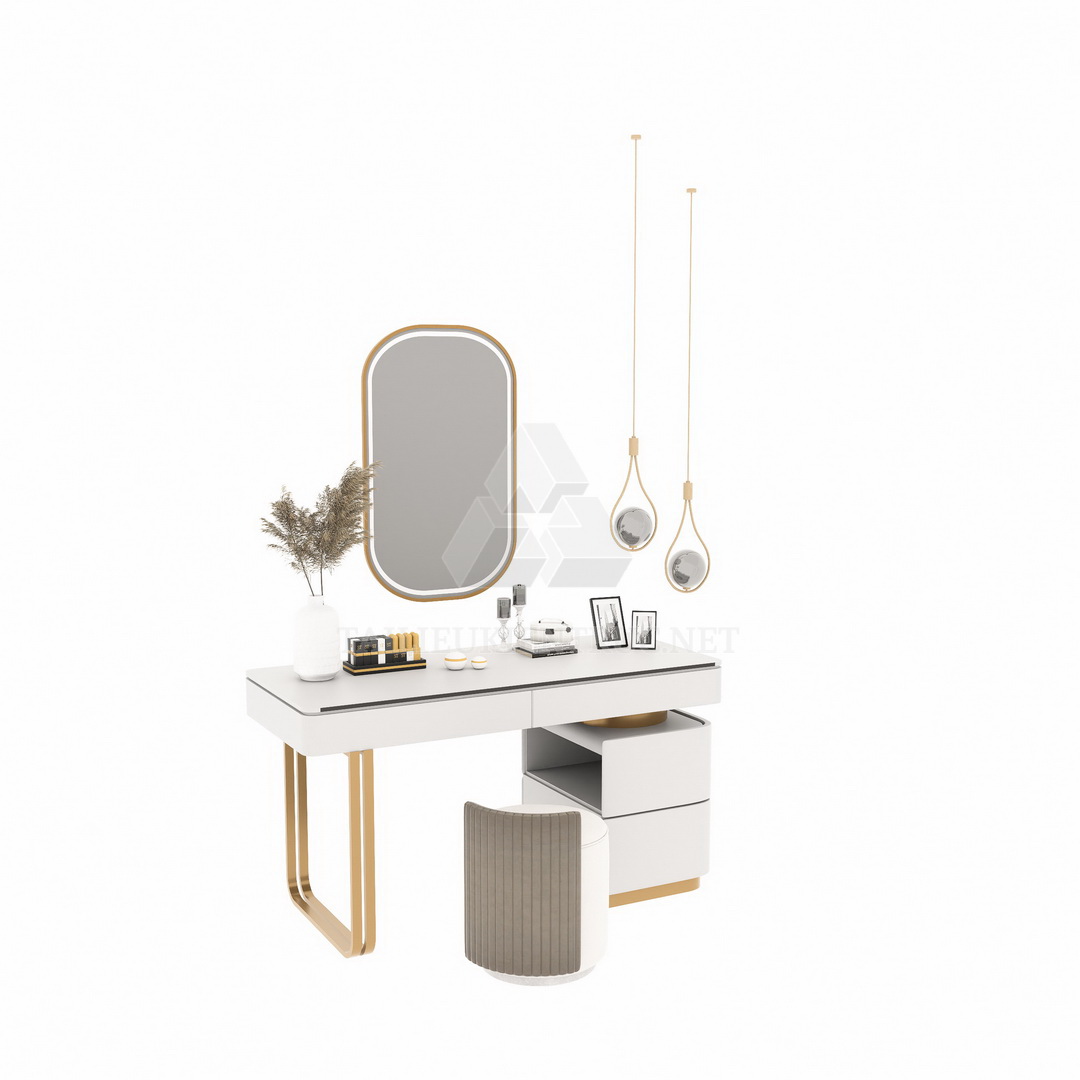 9. Bàn trang điểm hiện đại model sketchup miễn phí