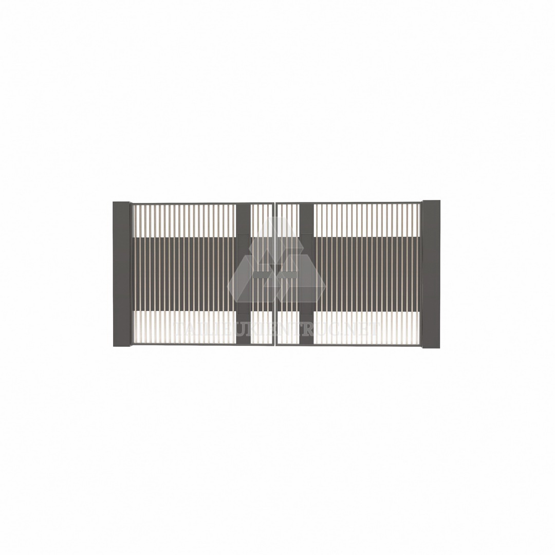 089. Mẫu cổng hiện đại tải miễn phí file sketchup