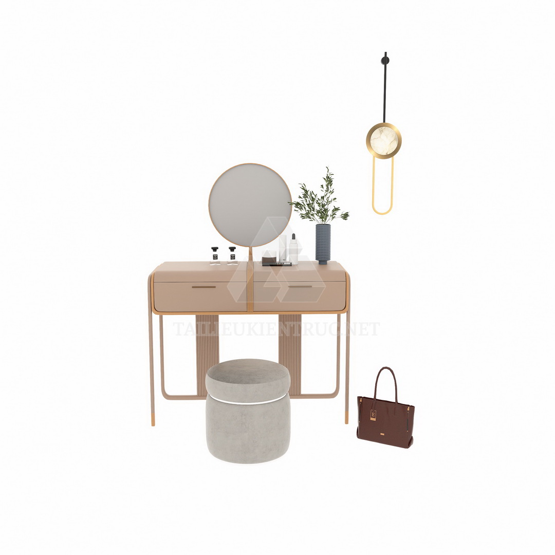 18. Model sketchup bàn trang điểm miễn phí