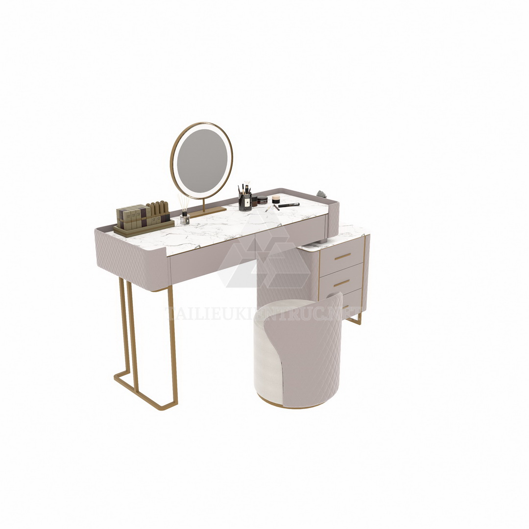 22. Tải miễn phí model bàn trang điểm sketchup