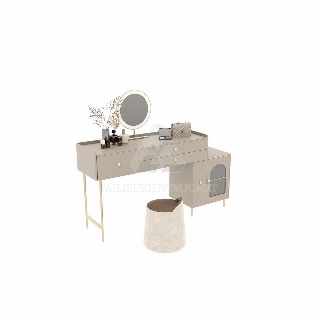 30. Model sketchup bàn trang điểm sketchup miễn phí