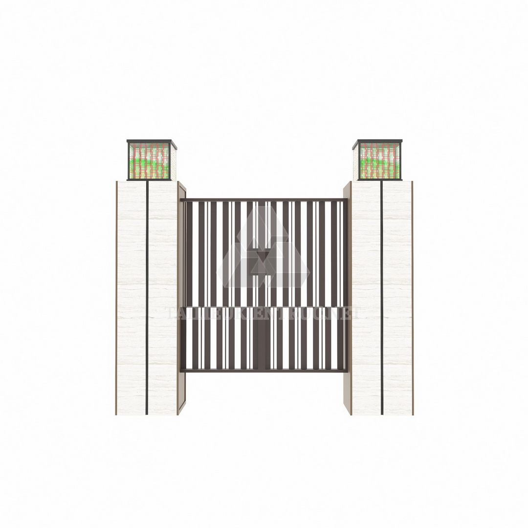 099. Model sketchup cổng miễn phí