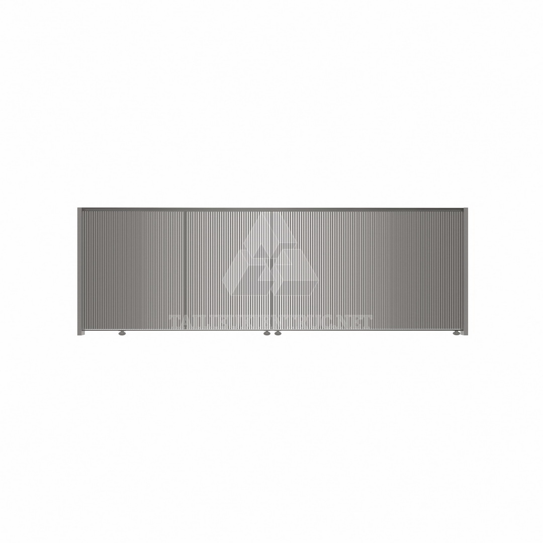 108. Model cổng sketchup phong cách hiện đại tối giản