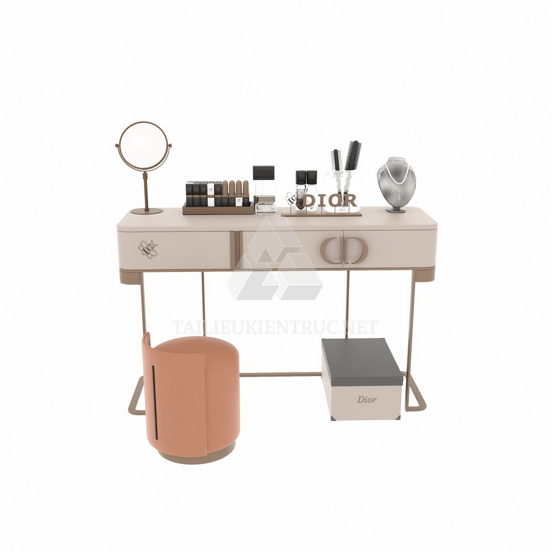 38. Model sketchup bàn trang điểm miễn phí