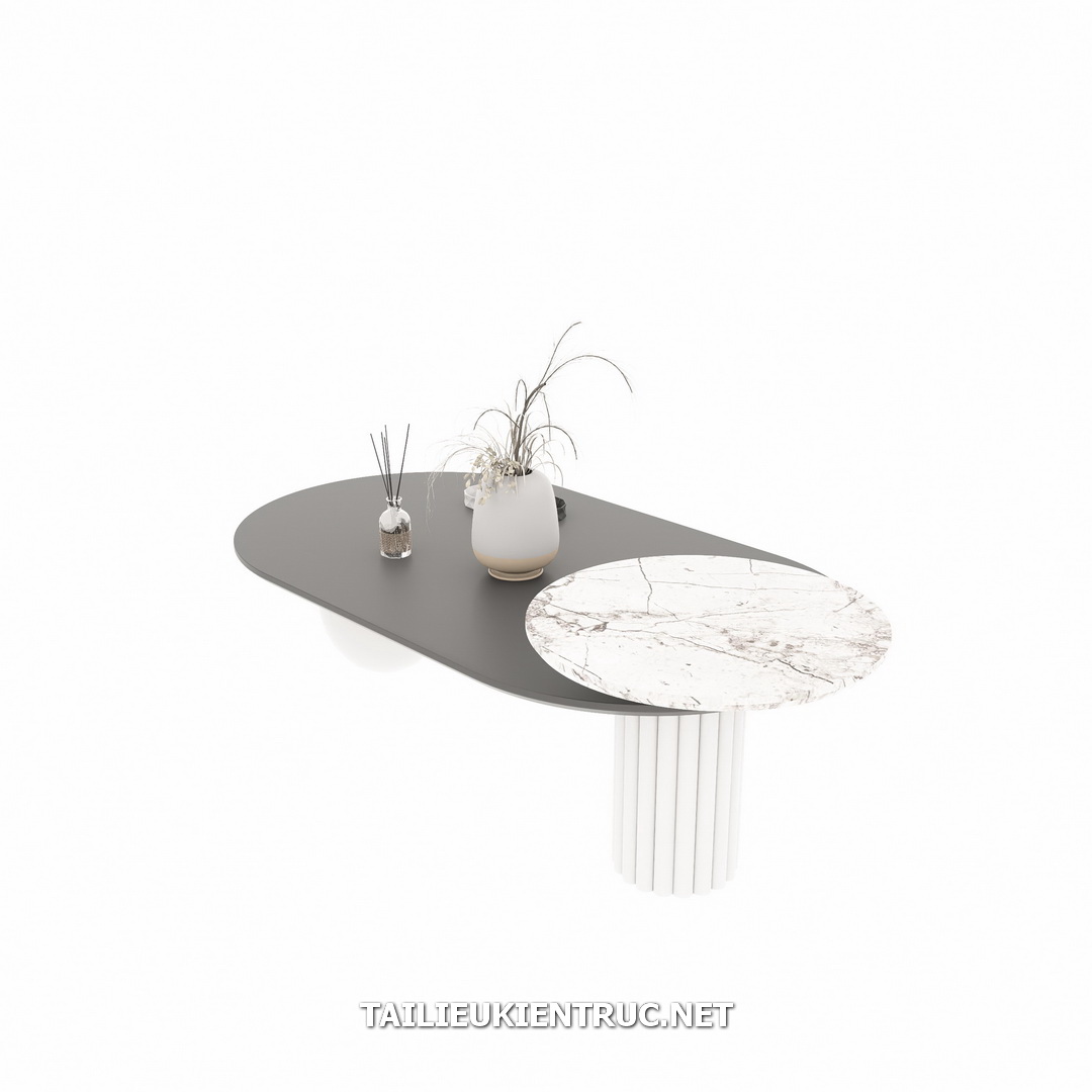 11. Tải miễn phí bàn trà sketchup hiện đại