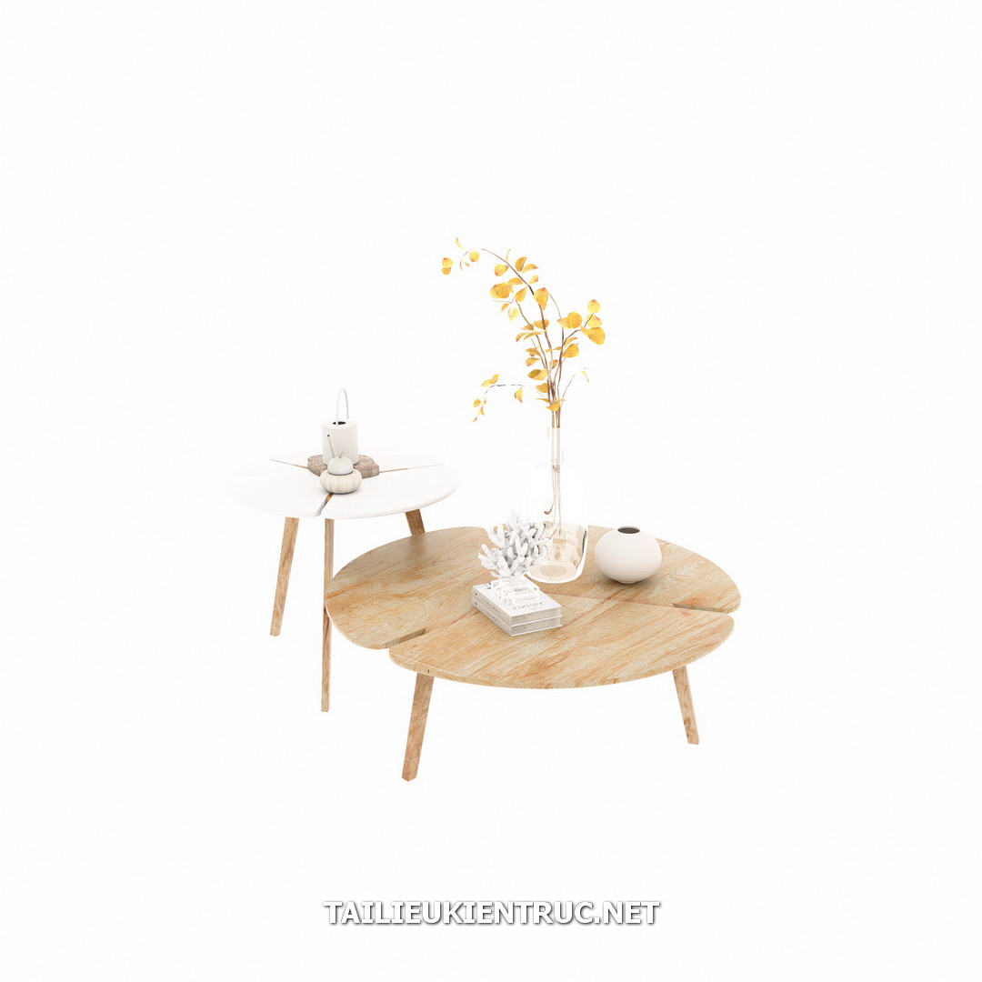 23. Model bàn trà sketchup tải miễn phí
