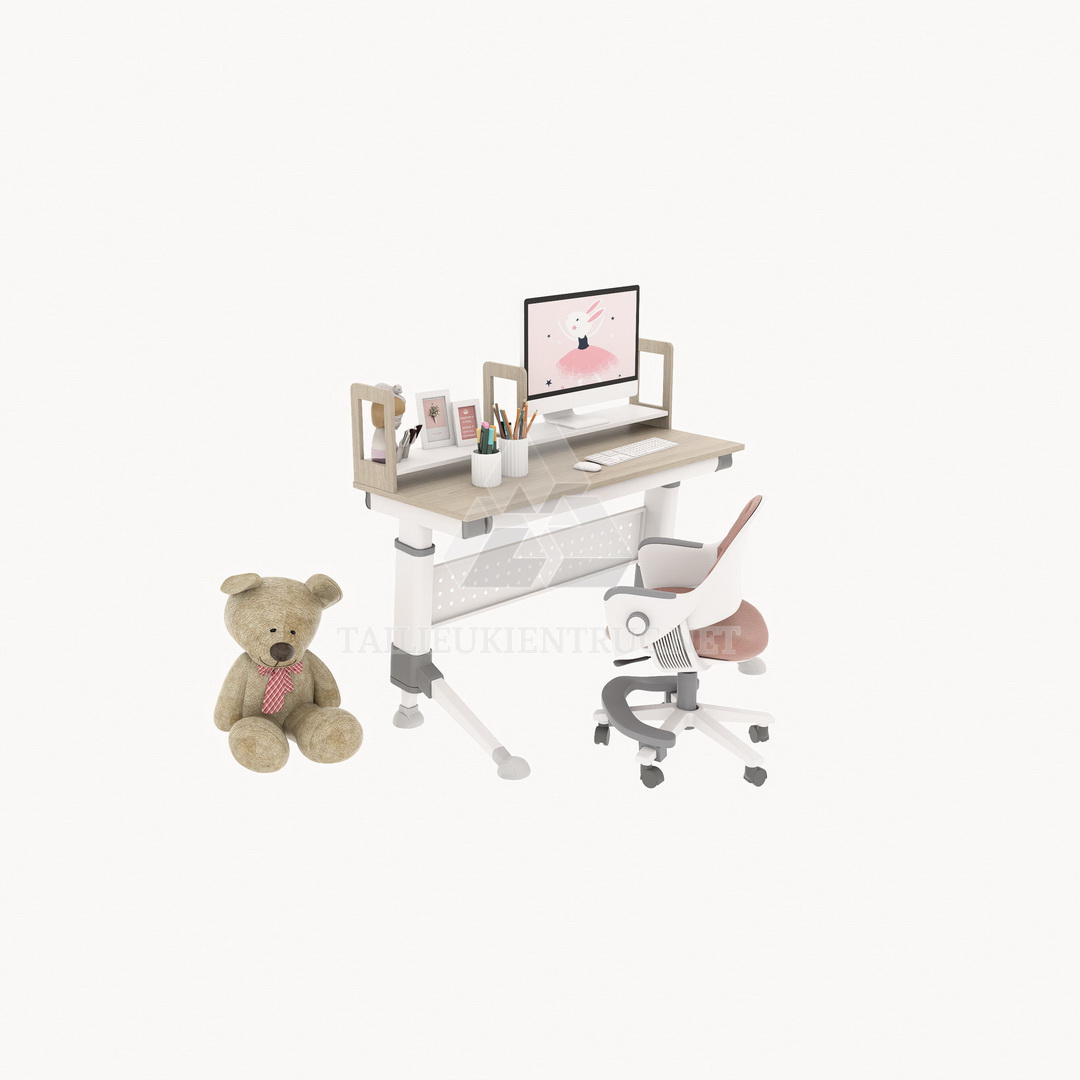 2. Model sketchup bàn học trẻ em miễn phí