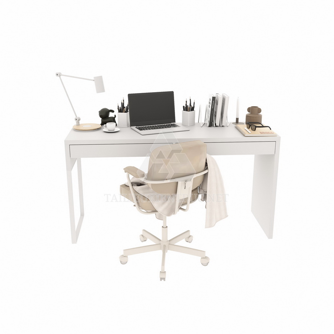 3. Model sketchup bàn học bàn làm việc miễn phí